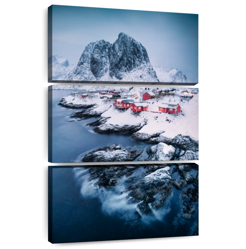Alvord Fishermen Huts In Hamnoy, 32" H x 20" W