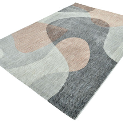 Holt Organic Abstract Modern Plush Washable Area Rug – Coda Collection