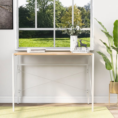 Metal Base Writing Desk