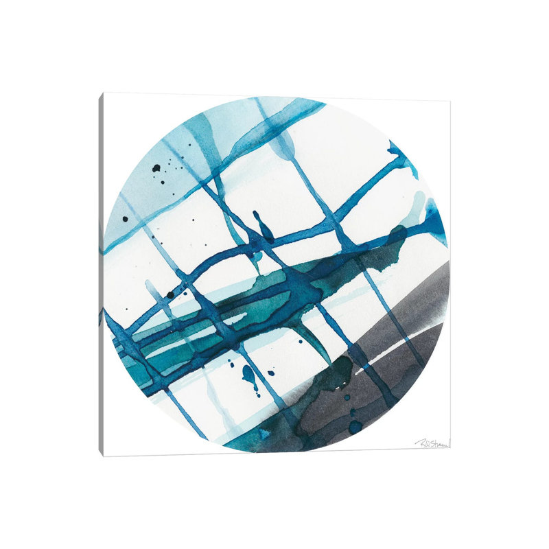 Geo Logic II by Renée Stramel - Gallery-Wrapped Canvas Giclée on Canvas, 30.48 cm H x 30.48 cm W, Canvas