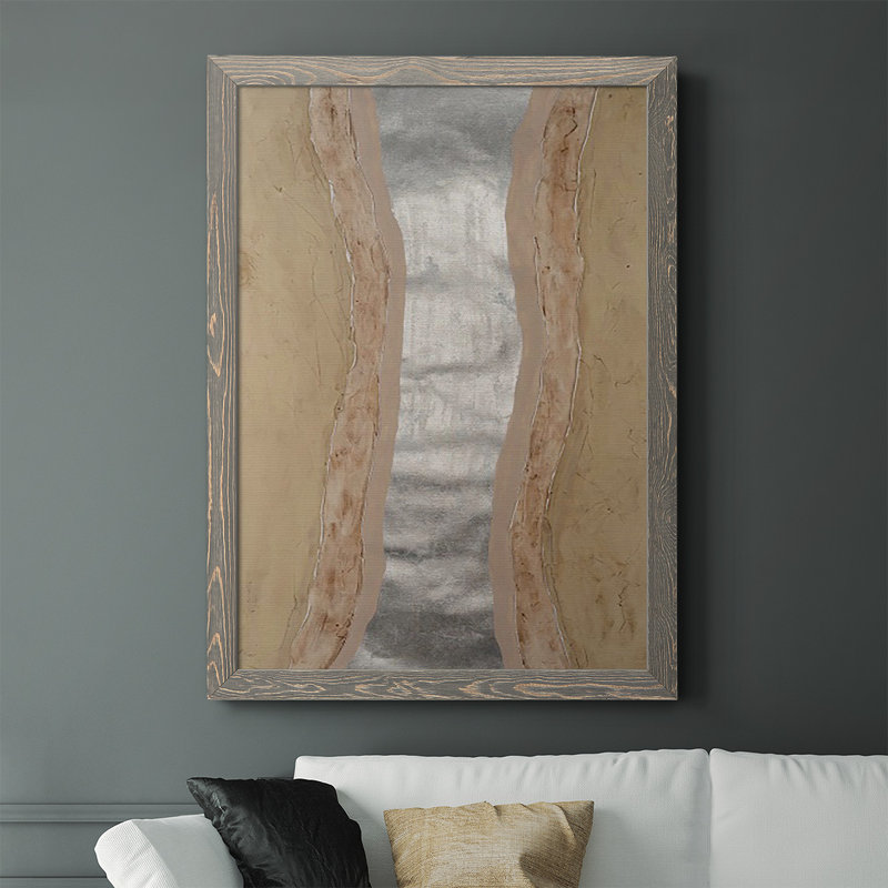 Machar Silver Lake II, reproduction d'art sur toile, gris