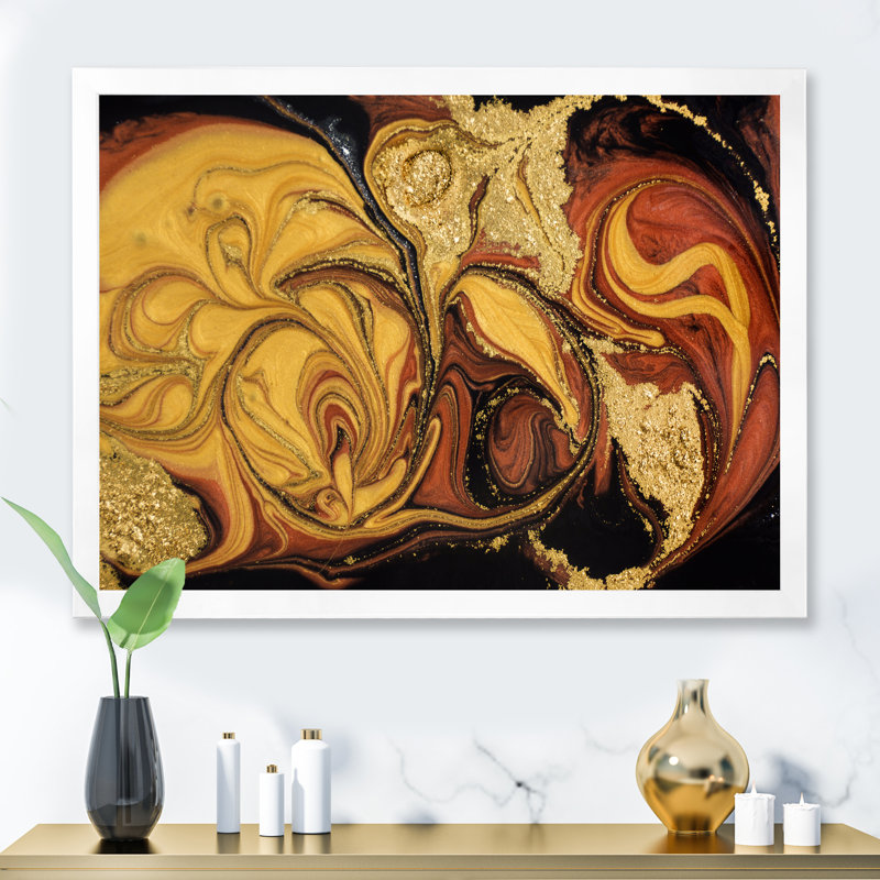 «Orange Orange», impression sur toile, H 24 po x l 32 po, Toile blanche avec cadre d'angle fermé