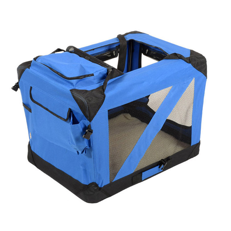 Caisse pour chien Jespet, Bleu, H 23 po x l 21 po x P 30 po