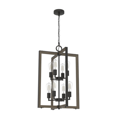 Woodburn 8 Light 24 Inch Foyer Pendant Ceiling Light Fixture