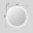 Streamline Round Frameless LED Bathroom Vanity Mirror with Defogger, Dimmability, Colour Temperature Change