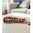 Handmade Mango Wood & Jute Decorative Beads with Woven Tassel Rustic Boho Accent for Modern Home Decor, Farmhouse, and Coastal Interior Styling-97851192
