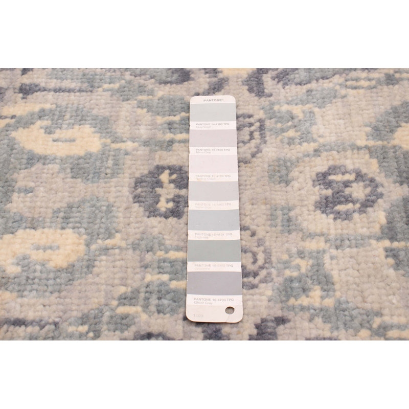Tapis unique gris clair de 9 pi x 11 pi 8 po Krébiel