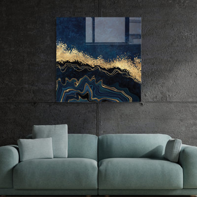Peinture décorative en verre trempé