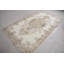 Tapis rétro en laine beige, patchwork 57,1 x 106,3 pouces