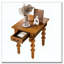Table basse en bois avec tiroir de rangement-1921904722