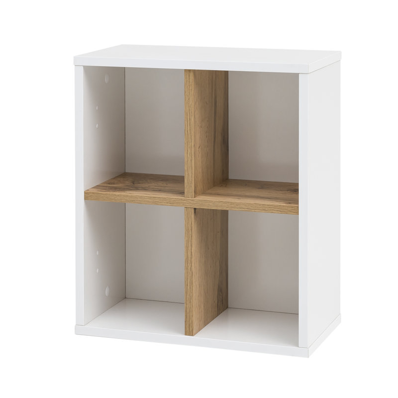 Padua 2 Piece Cube Shelf, Oak