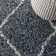 Cantera Shag Plush Tassel Moroccan Geometric Trellis Blue/Cream Rug