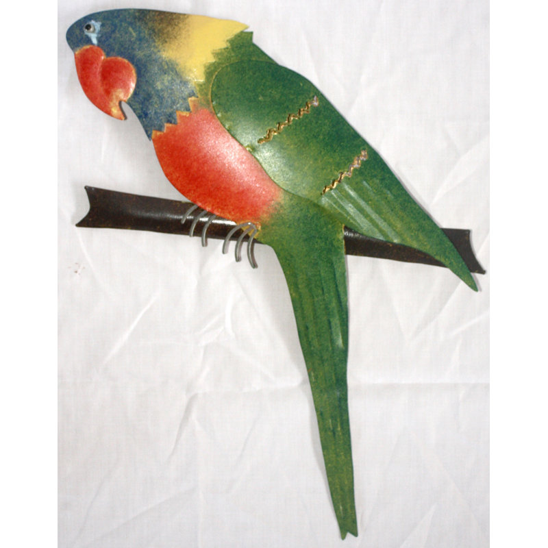Handmade Landscape & Nature Wall Decor on Metal, Green