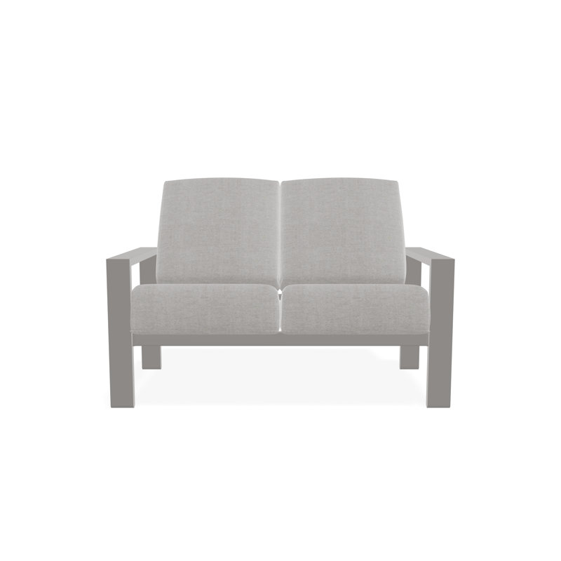 Causeuse Larssen, Gris chaleureux, Charte de la soie