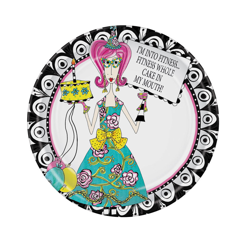 Assiettes de célébration pour adultes Dolly Mama