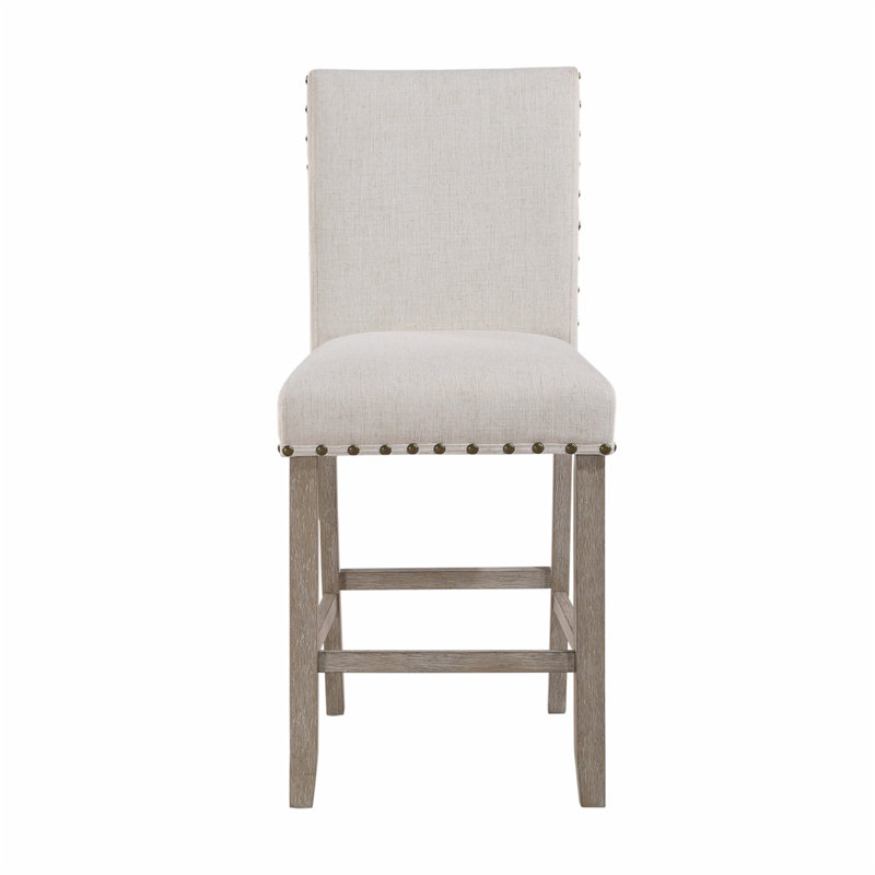 Tabouret de bar Marian (ensemble de 2), Blanc
