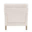 Chaises d'appoint rembourrées avec garniture cloutée Charney-455995674