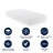 Green Tea Cooling Gel 3-Layer Memory Foam Mattress In A Box-1548686623
