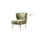Amata Wooden Upholstery Armless Accent Chair-1295756609