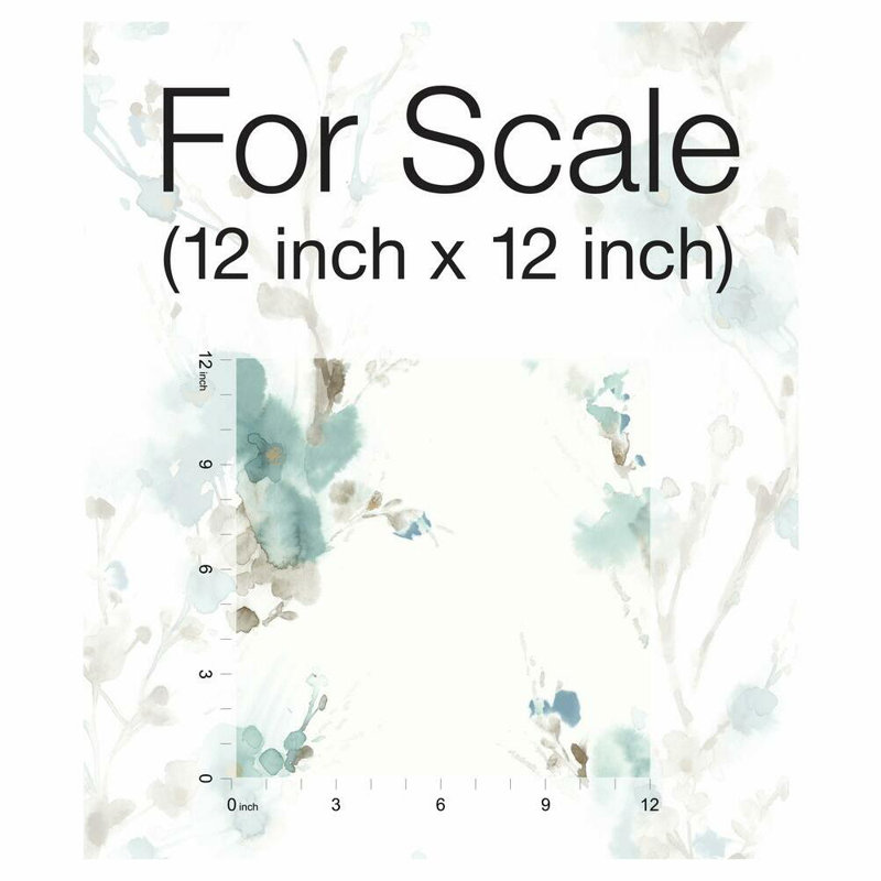Striped Peel & Stick Wallpaper Roll, Teal