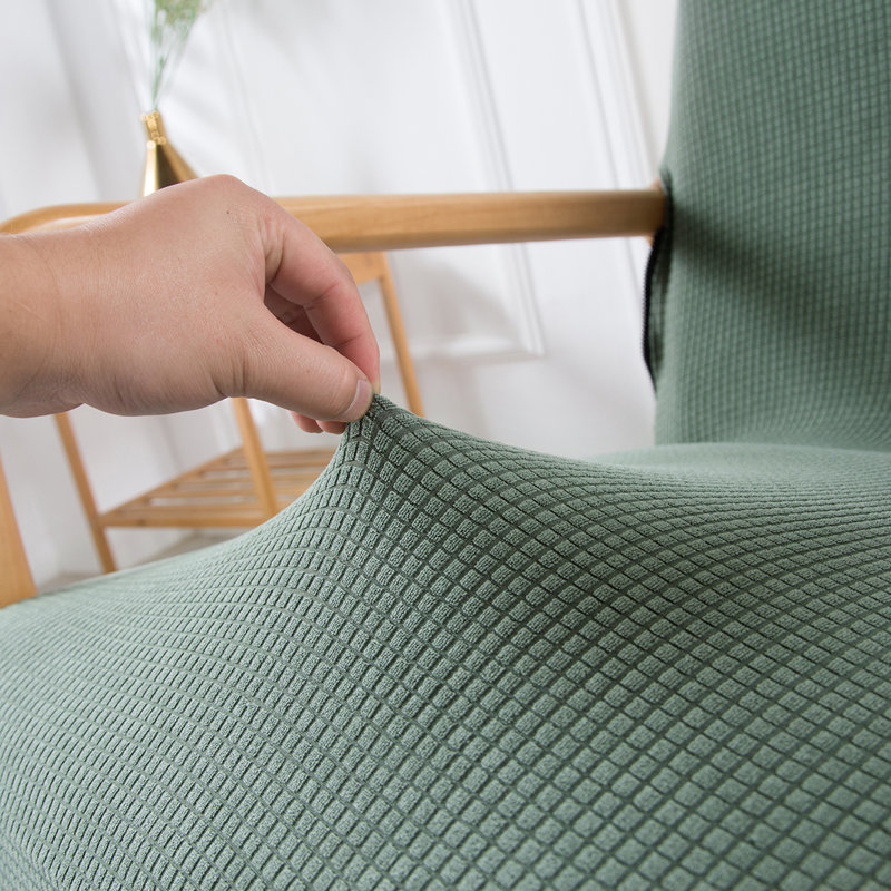 Housse pour fauteuil à coussins carrés/rectangulaires, Vert