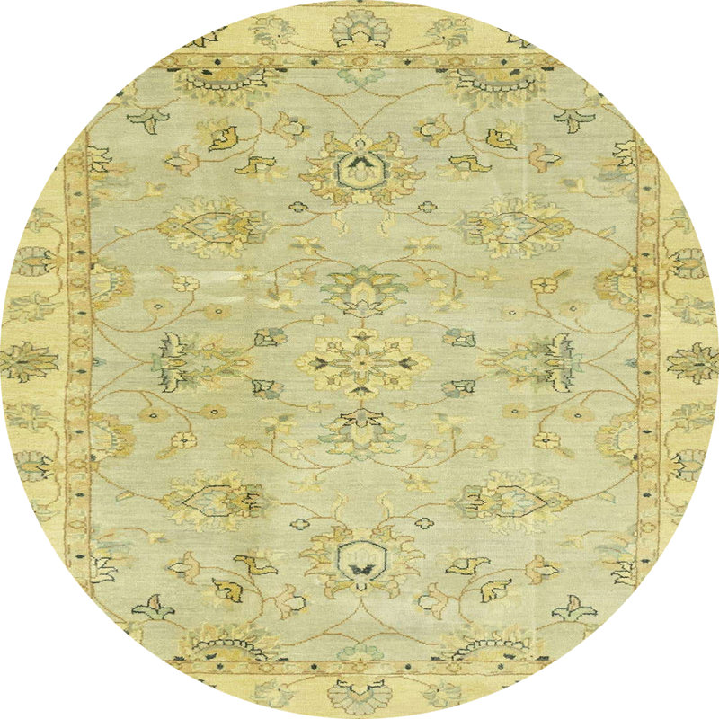 Tapis abstrait 4018, Rond 4 pi