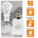Candelabra to Standard Light Bulb Socket Adapter