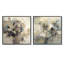 Mélange géométrique gris et beige - ensemble de 2 collages abstraits carrés-1719248633-1719248629