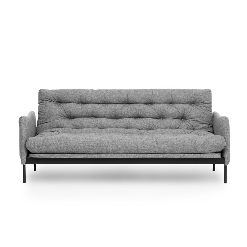 Allinson 200cm Upholstered Convertible Sofa, Light Grey