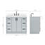Ensemble de meuble-lavabo simple avec plateau en quartz ARIEL Kellie-137483146-99405086-124984830
