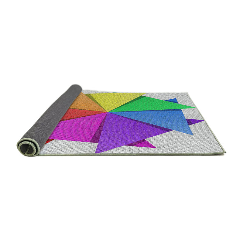 Mauve Tapis décoratif, Rond 7 pi
