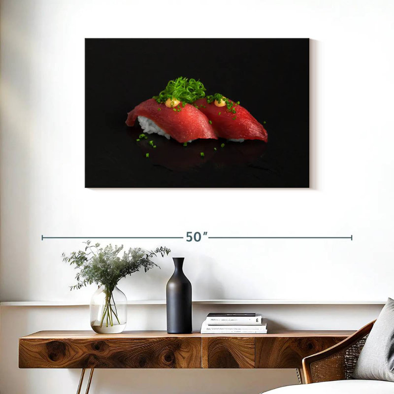 Yarlin nigiri sushi, H 24 po x l 36 po