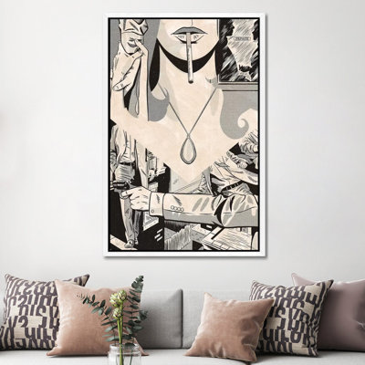 Noir Poster by Joseph McDermott - Print on Canvas