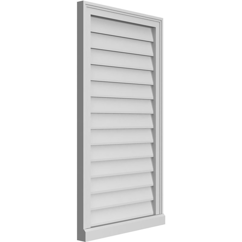 Cadre de seuil Brickmould, brun clair apprêté, H 40 po x l 22 po x P 2 po