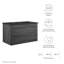 Meuble-lavabo mural 36 po Modway Render-418778869