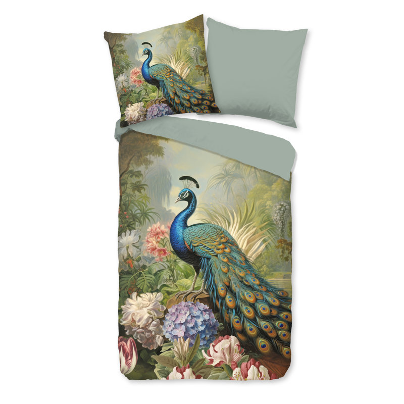 Flannel Abstract Duvet Cover with Pillowcases
