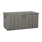 Lifetime 382.78cm W 8136.15L Water Resistant Polyethylene Plastic Lockable Deck Box in Brown
