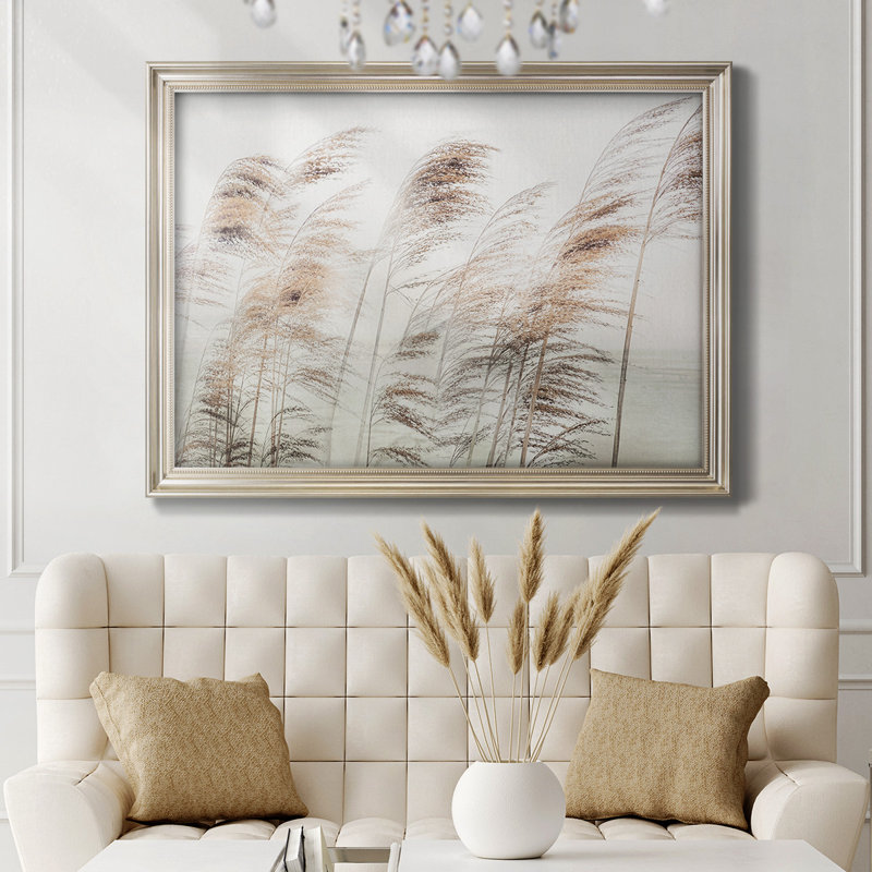 Delicate Pampas Delicate Pampas - reproduction d'art sur toile encadrée, L 25 po x H 21 po