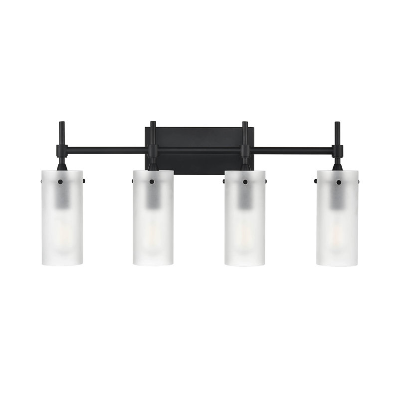 Luann 4 - Light Dimmable Vanity Light, Black