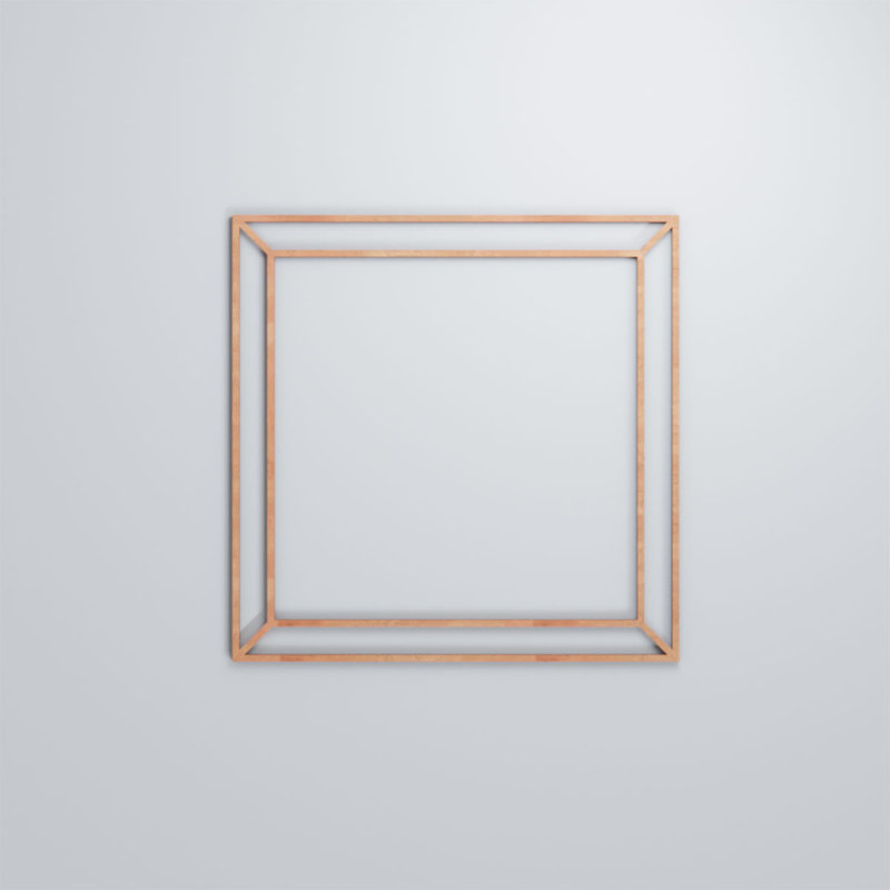 Panneaux muraux décoratifs en bois Fairplay, Cerise, H 15,375 po x l 15,375 po x P 0,25 po