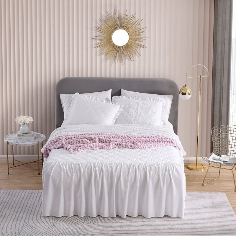 Ensemble de couvre-lit surdimensionné Betsey Johnson, Couvre-lit simple et 1 taie décorative