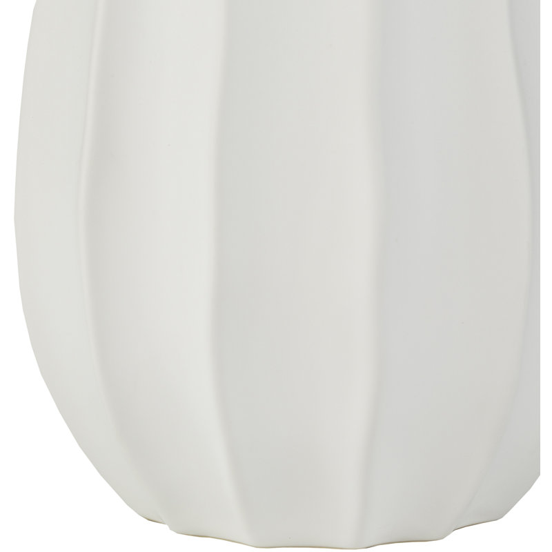 Ivory 17'' Ceramic Table Vase, Ivory