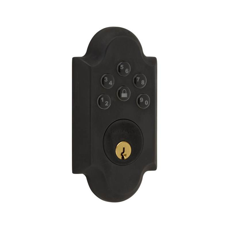 Boulder Arched Electronic Deadbolt, Oil Rubbed Bronze