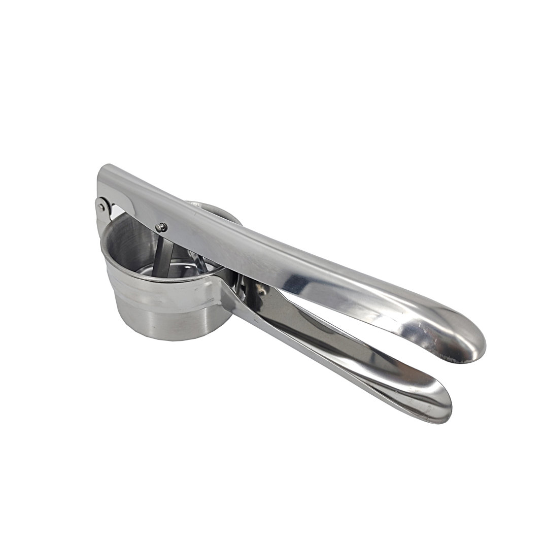 Professional Stainless Steel Potato Ricer, Babyfood Masher with 3 Ricing Discs for Coarse & Fine FixtureDisplays