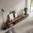 Eray Contemporary Extendable TV Stand with Walnut Veneer Top and Concealed Storage