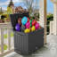 200L Lockable Waterproof Resin Outdoor Storage Box-2026787374