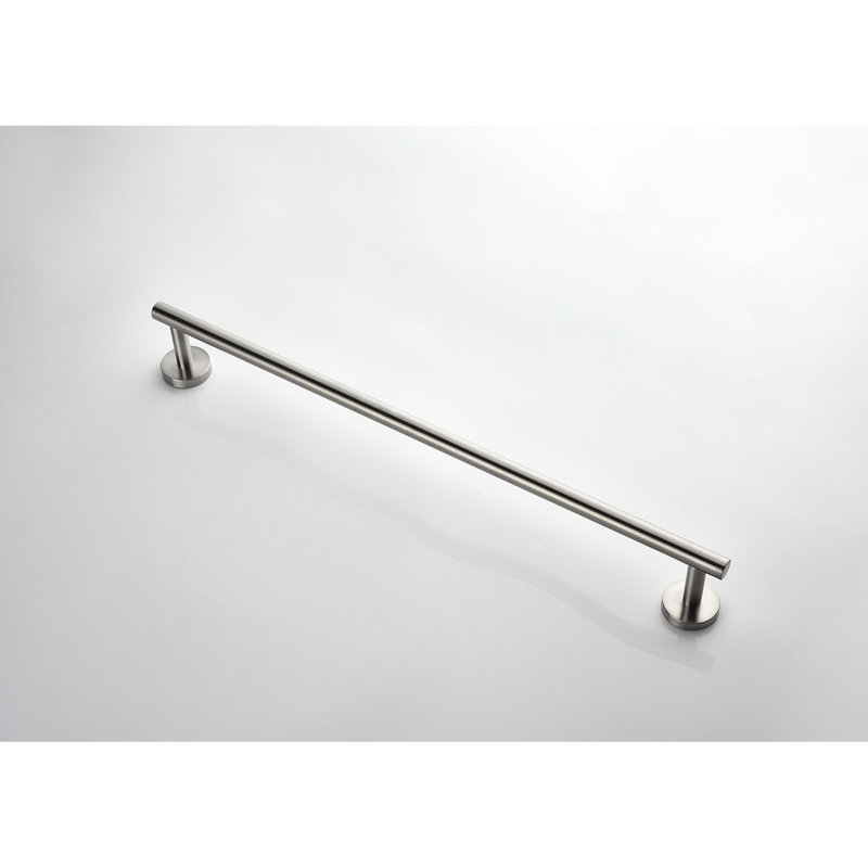 Stainless Steel Towel Rack 6, Bathroom Wall Mount, Brushed Nickel, Quality Build, Scratch- 6 Piece , Assurance, Scratch-