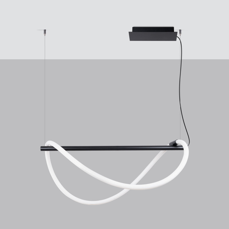 1 - Light Black Novelty Pendant
