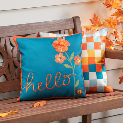 Housse de coussin Hello Hello