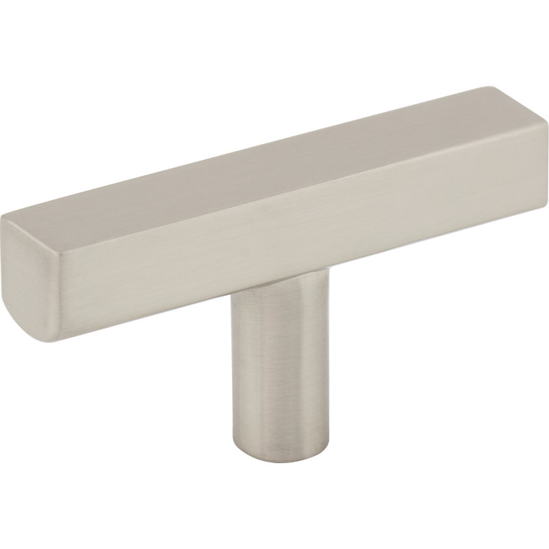 Dominique Bar Knob, Satin Nickel, 2 1/4"